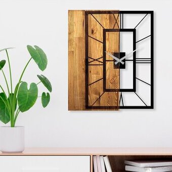 Nástěnné hodiny Obdélník