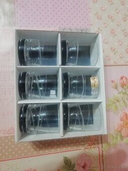 Křišťálové sklenice broušené