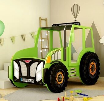 Dětská postel traktor