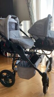 Prodám 3v1 multifunkční kočár – skvělý stav