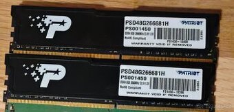 DDR4 2X8GB Patriot 2666MHz CL19