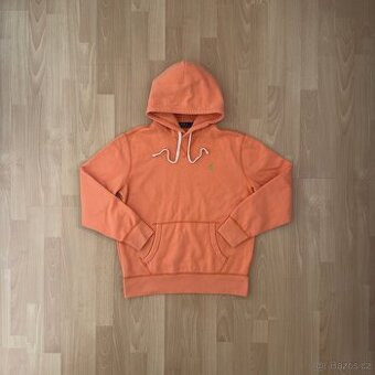 Ralph Lauren Polo oranžová mikina s kapucí