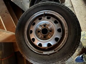 Letní pneumatiky 165/70 R13 na plech. discích -