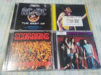 Cd - AC/DC , R. Stones , Scorpions , Deep Purple