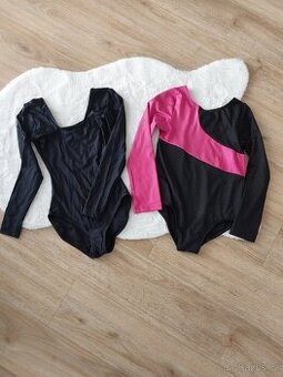 2x dres gymnastika, aerobic vel. 8-10 let