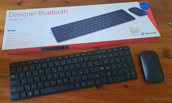 Klávesnice CZ Microsoft Designer Keyboard +  Myš bluetooth