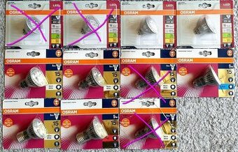 různé LED žárovky/ žárovka OSRAM