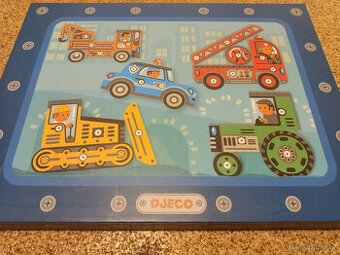 Djeco Dřevěná zatloukací Autíčka