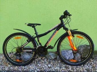 Značkové dětské kolo Author 24" (černá/oranžová)