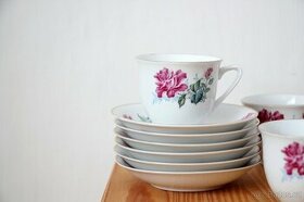 Vintage servis na čaj/kávu čínský květinový