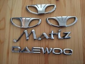 Daewoo Matiz znáčky - použité 5ks