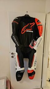 Nová kožená kombineza ALPINESTARS GP Phantom, dvoudílná, 56