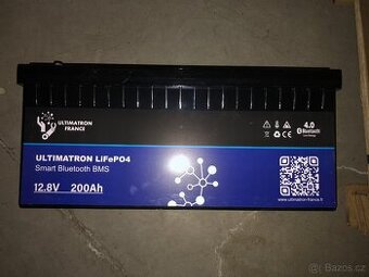 Baterie LiFePO4 12,8V 200Ah PRO Ultimatron Smart BMS PRO