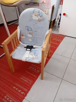 Dětská dřevěná židlička rozkládací židlička