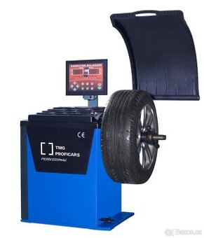 Automatická vyvažovačka kol s brzdou, LASER