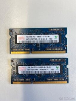 Prodám sodimm RAM DDR2 2x1gb Hynix