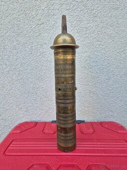 starožitný mosazný mlýnek na kávu, 1924, zřejmě funkční