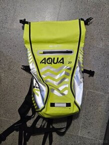 Vodotěsný batoh na motorku Oxford AQUA V20 fluo žlutý
