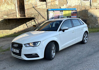 Audi A3 Sportback 1,6 TDI, 2015, nová v ČR, nehavarováno