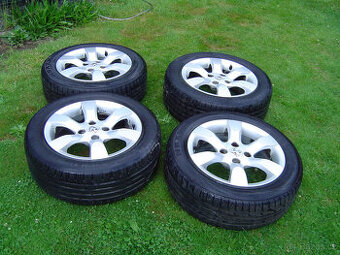 4 XLETNÍ HLINÍKOVÁ KOLA PEUGEOT 205/55 R16 - 1