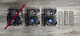2 x GIGABYTE GA-H81M-S2V + CPU i5-4460 + RAM