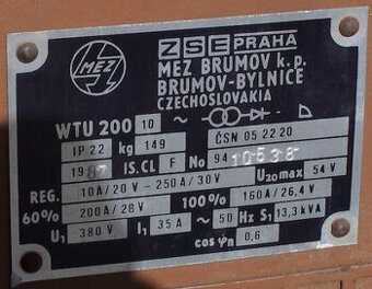 Elektická svářečka WTU 200