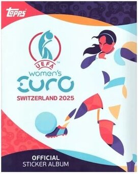 Topps EURO 2025 Women Album na samolepky