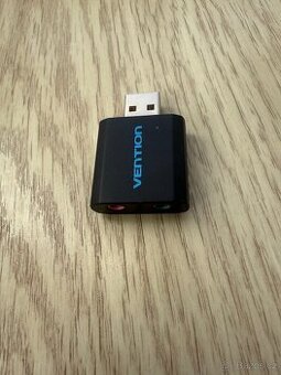 Vention USB External Sound Card Black Metal Type