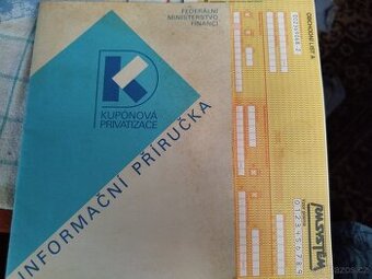 Kuponova privatizace - tiskovina zachovala