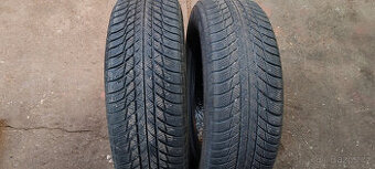 2 zimní pneumatiky BRIDGESTONE 215/65R17 99H 6,00mm DOT 2020