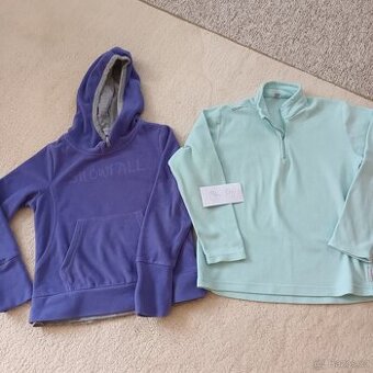 2x mikina 134-140