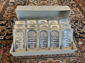 Stříbrný slitek 1kg Argor Heraeus investiční stříbro