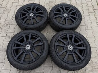 4x al kola 5x112 18 + pneu zimní 245/45 R18