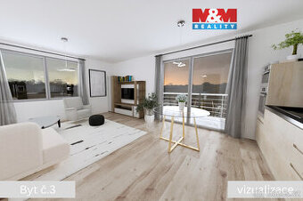 Prodej bytu 2+kk, 63 m², Žleby