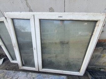 Plast okno 170x140cm ZA ODVOZ