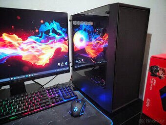 🔥 Herní PC i5|RX580|16GB RAM|512GB SSD|RGB|W11