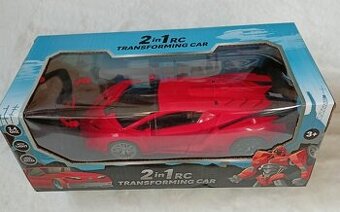 Nové RC transformující auto 2 v 1 - auto / robot