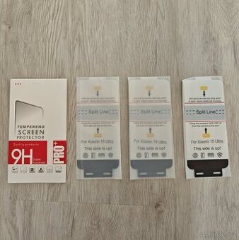 Xiaomi 15 Ultra - ochranné fólie na displej