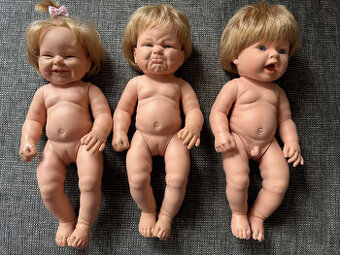 Španělské realistické panenky - 3 kusy