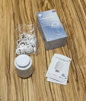 termostatická hlavice Wifi s propojením na Tuya apod.