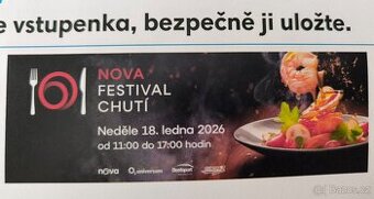 NOVA -  Festival chutí za 50 % ceny O2 Universum