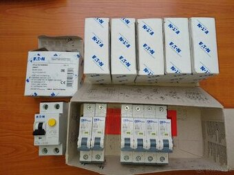 PRODÁM JISTIČE A 16A PRODOVÝ CHRÁNIČ