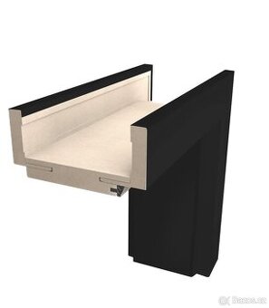 Obložková zárubeň Naturel - černý mat- různé