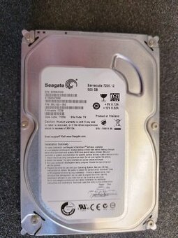 HDD 3,5" do PC Seagate 500GB