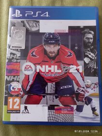 Prodáme hru CD PS4 NHL 21. TOP STAV - 1