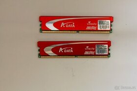 ADATA racing Ram paměti DDR2 2x2GB