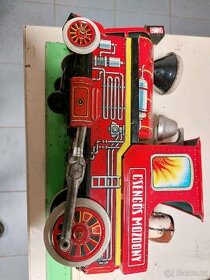 Plechová hračka, lokomotiva - 1