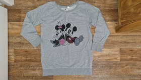 Šedá mikina s Mickey Mousem a Minnie - 1