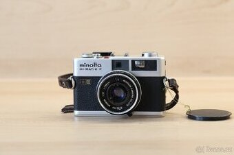 PRODÁNO - MINOLTA HI-MATIC F + ROKKOR 2,7/38