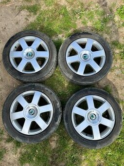 Originální hliníkové disky Škoda R16 5x112
